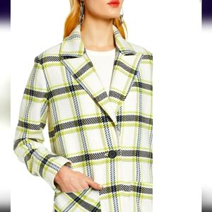 Nordstrom Halogen Plaid Coat